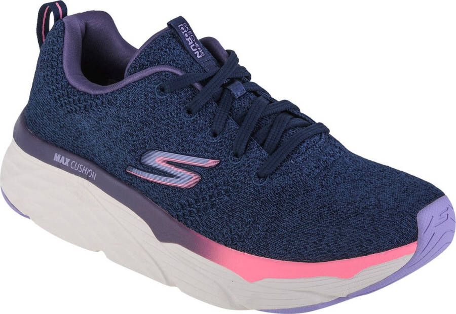 Skechers Max Cushioning Elite-Clarion 128564-NVPR Vrouwen Marineblauw Hardloopschoenen Sportschoenen