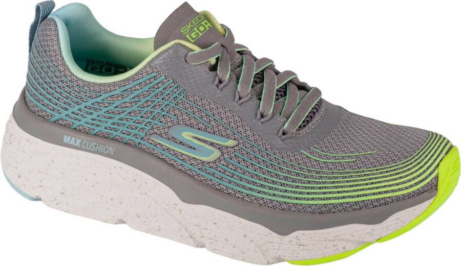 Skechers Max Cushioning Elite Galaxy Burst 128563-GYLM Vrouwen Grijs Hardloopschoenen Sportschoenen