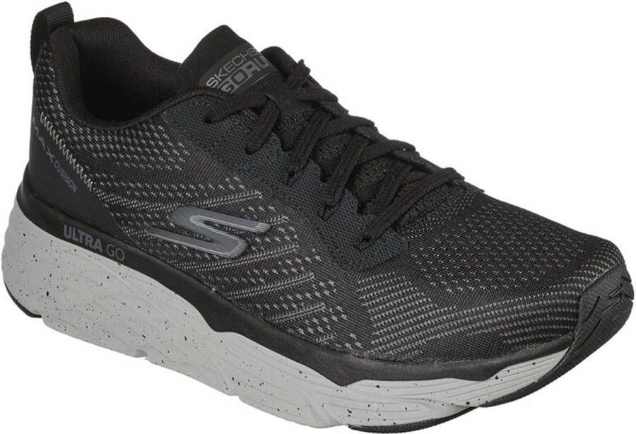 Skechers MAX CUSHIONING ELITE Limitless Intensity 220066 BKGY Sneakers Werkschoenen Heren Zwart