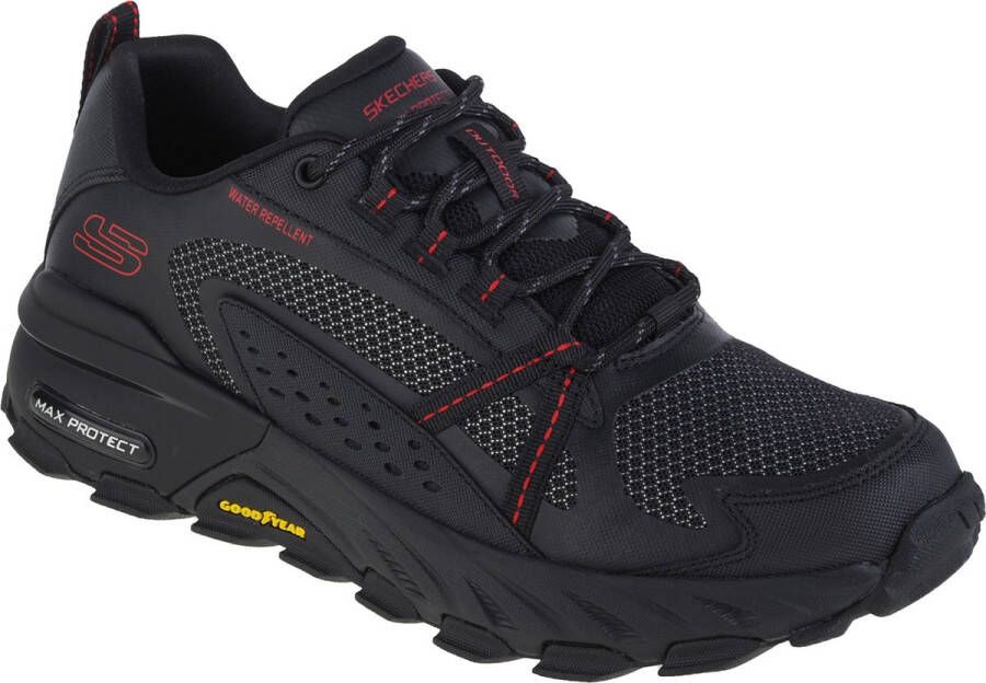 Skechers Max Protect 237303-BKRD Mannen Zwart Trekkingschoenen