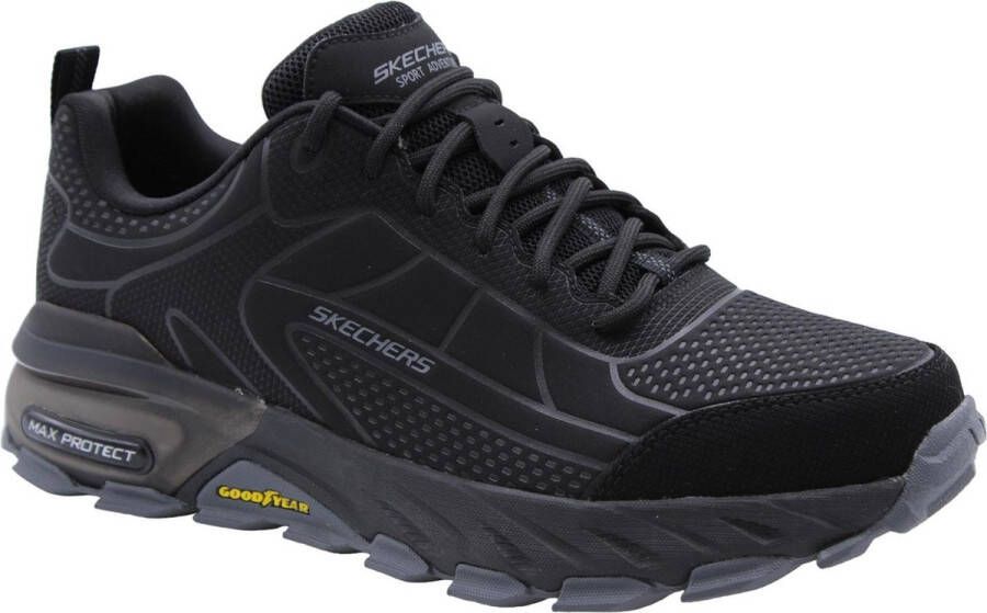 Skechers Max Protect Ironguard Black Charcoal Wandelschoenen Heren