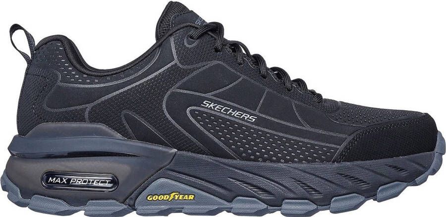 Skechers Max Protect Ironguard Black Charcoal Wandelschoenen Heren