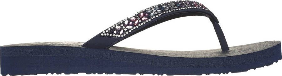 Skechers Meditation Butterfly Garden VEGAN Slipper Vrouwen Blauw