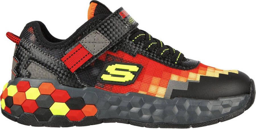 Skechers Mega-Craft 3.0 Jongens Sneakers Zwart Rood