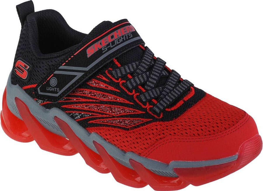 Skechers Mega Surge 400132L-BKRD voor een jongen Rood Sneakers Sportschoenen