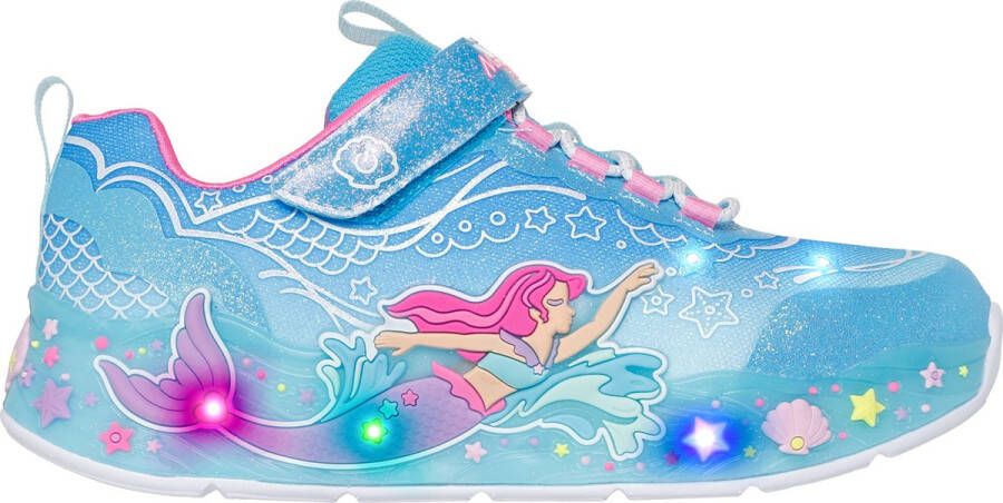 Skechers S Lights Mermaid Dreams klittenbandschoenen