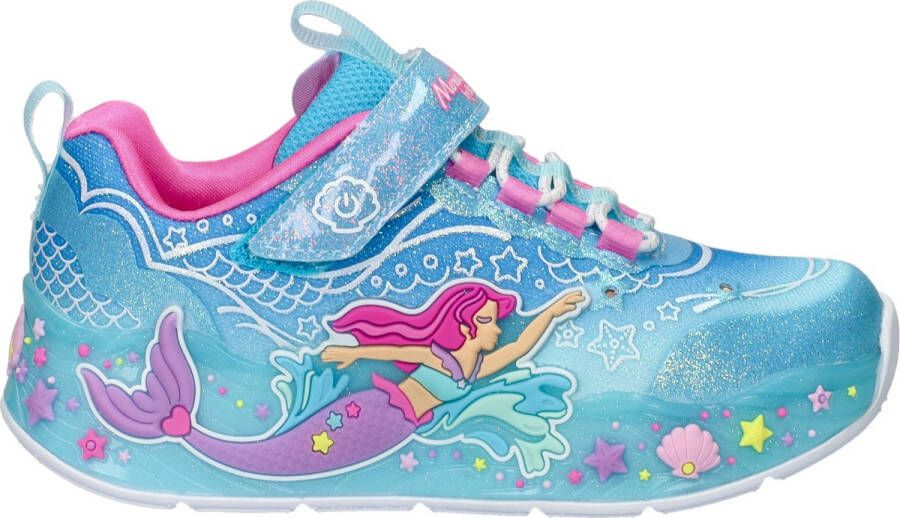 Skechers S Lights Mermaid Dreams klittenbandschoenen