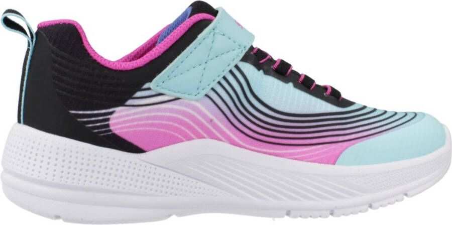 Skechers Microspec Advance Schoenen Blauw Roze Jongen