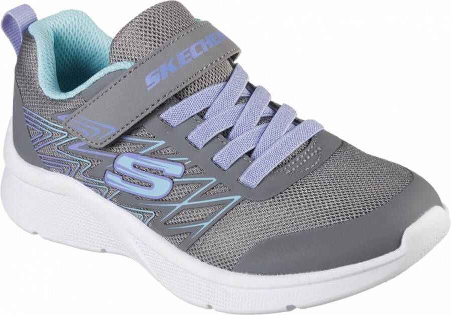 Skechers Microspe Bold Delight 302468L-GRY voor meisje Grijs Sneakers Sportschoenen