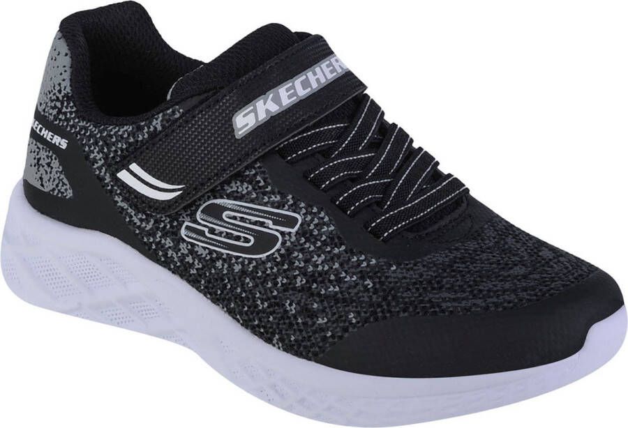 Skechers Microspec II 403920L-BKGY voor een jongen Zwart Sneakers Sportschoenen - Foto 1