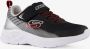 Skechers Microspec II kinder sneakers zwart wit - Thumbnail 5