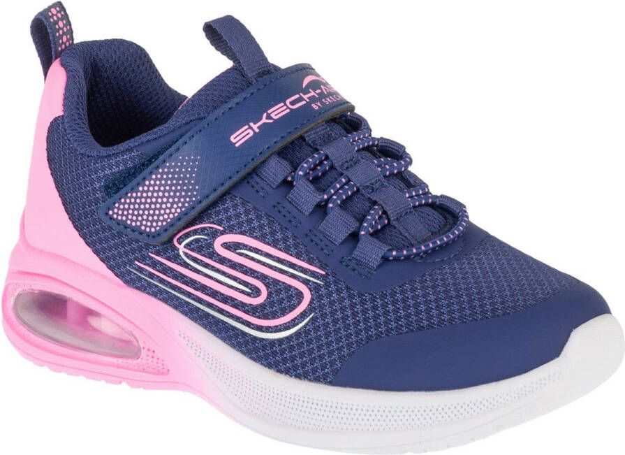 Skechers Microspec Max Advance Fly 3 voor meisje Marineblauw Sneakers Sportschoenen