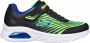 Skechers Microspec Max Ii Sportschoen Jongens Zwart lime - Thumbnail 1