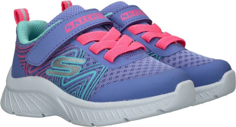 Skechers Microspec Plus Swirl Sweet Sneaker Meisjes Paars