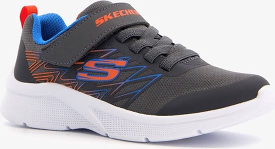 Skechers Microspec Texlor 403770L GYBL voor een jongen Grijs Sneakers