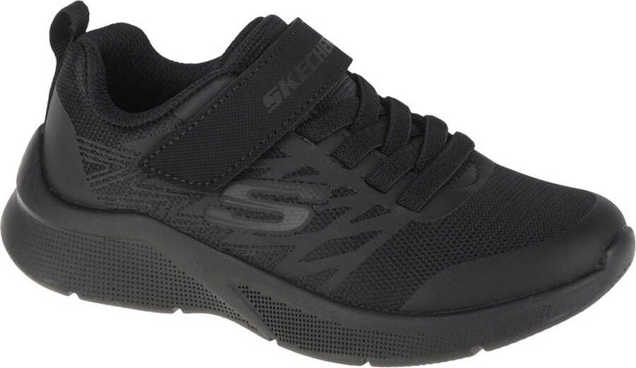 Skechers Microspec Texlor 403770L-BBK voor een jongen Zwart Sneakers