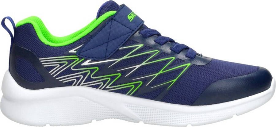 Skechers Microspec Texlor Klittenband Laag blauw