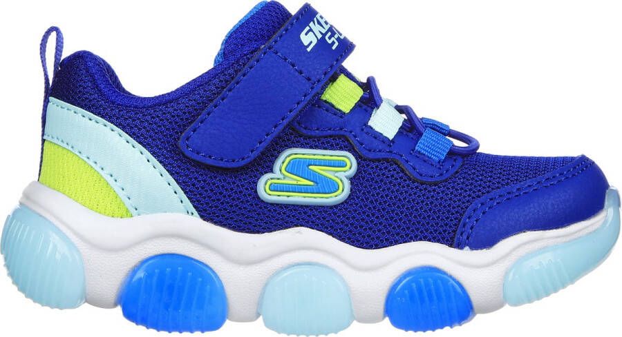 Skechers Mighty Glow Jongens Sneakers Blauw - Foto 1