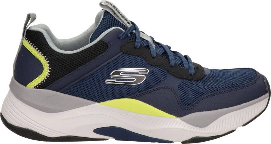 Skechers Sportieve Color Block Sneaker Blue Heren