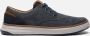 Skechers Moreno Ederson Sneakers Blauw Textiel Heren - Thumbnail 1