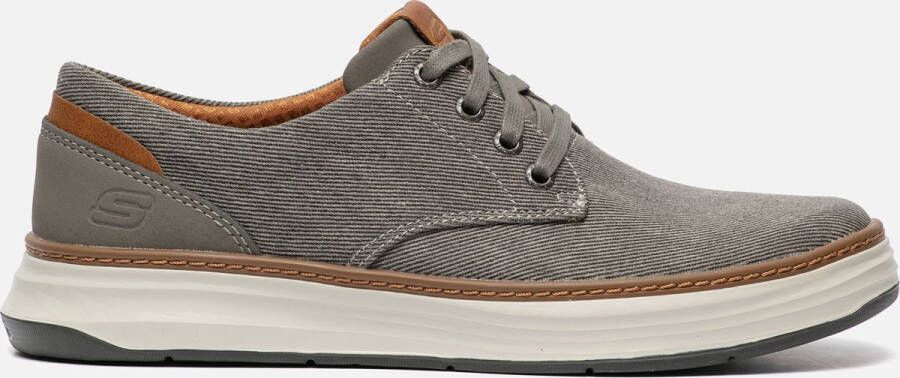 Skechers Moreno Ederson Sneakers Taupe Textiel Heren - Foto 1