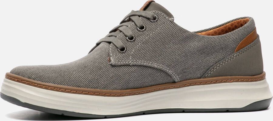 Skechers Moreno Ederson Sneakers Taupe Textiel Heren