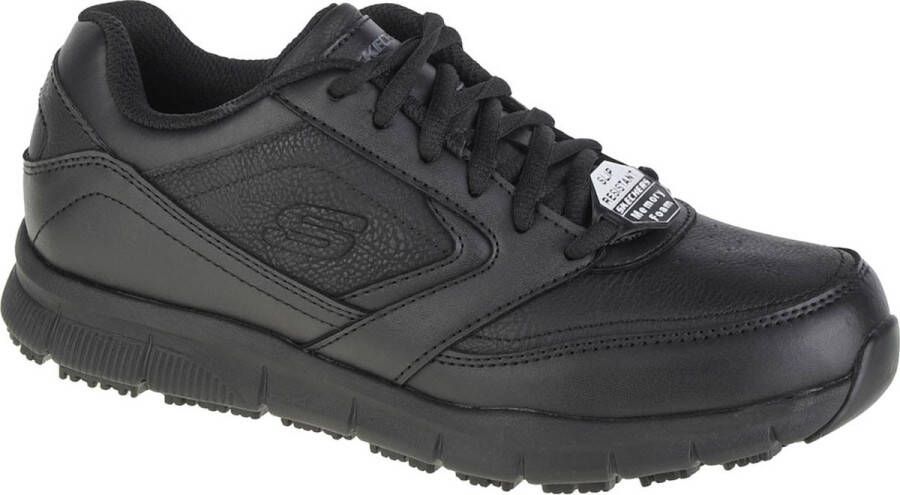 Skechers Relaxed Fit Nampa werkschoenen zwart Extra comfort Memory Foam