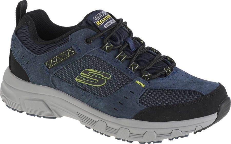 Skechers Oak Canyon 51893-NVLM Mannen Marineblauw Trekkingschoenen Sportschoenen