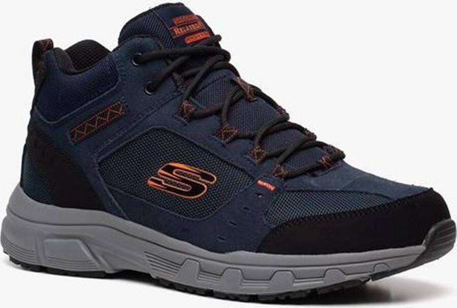 Skechers Oak Canyon heren wandelschoenen A B Blauw Extra comfort Memory Foa