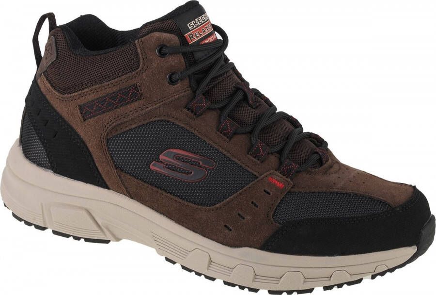 Skechers Oak Canyon Ironhide 51895-CHOC Mannen Bruin Trekkingschoenen Trappers