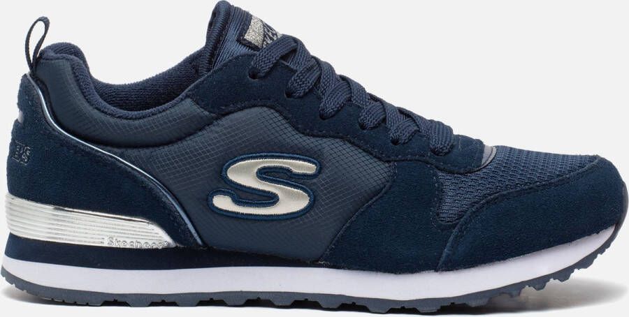 Skechers Sneakers GoldN Gurl Vrijetijdsschoen halfschoen veterschoen met air-cooled memory foam