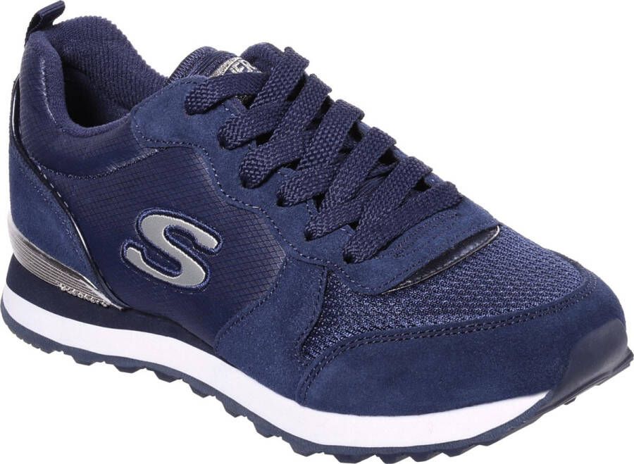 Skechers Sneakers GoldN Gurl Vrijetijdsschoen halfschoen veterschoen met air-cooled memory foam