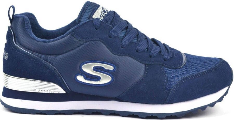 Skechers Sneakers GoldN Gurl Vrijetijdsschoen halfschoen veterschoen met air-cooled memory foam