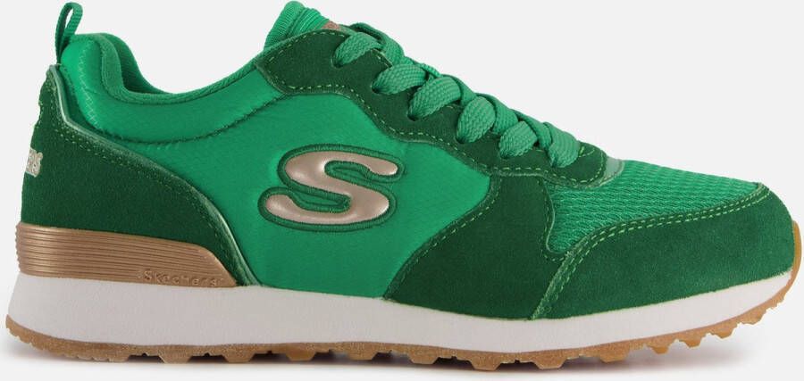 Skechers Sneakers GoldN Gurl Vrijetijdsschoen halfschoen veterschoen met air-cooled memory foam