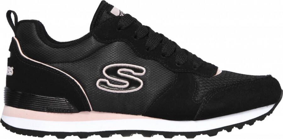 Skechers Sneakers Nylon Quarter Lace Up Jogger in modieuze contrastlook vrijetijdsschoen lage schoen veterschoen