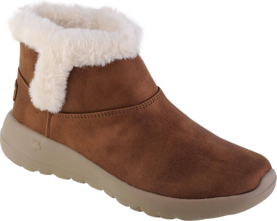 Skechers On the GO Joy Endeavor Dames Gevoerde Winterlaarzen Boots Bruin 144013-CSNT - Foto 1