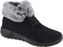 Skechers On The Go Joy Plush Dreams 144042 BKGY Vrouwen Zwart Schoenen Sneeuw laarzen - Thumbnail 1