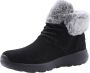 Skechers On The Go Joy Plush Dreams 144042 BKGY Vrouwen Zwart Schoenen Sneeuw laarzen - Thumbnail 1