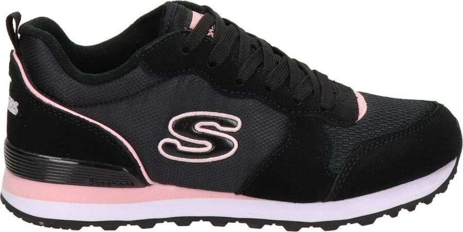 Skechers Sneakers Nylon Quarter Lace Up Jogger in modieuze contrastlook vrijetijdsschoen lage schoen veterschoen