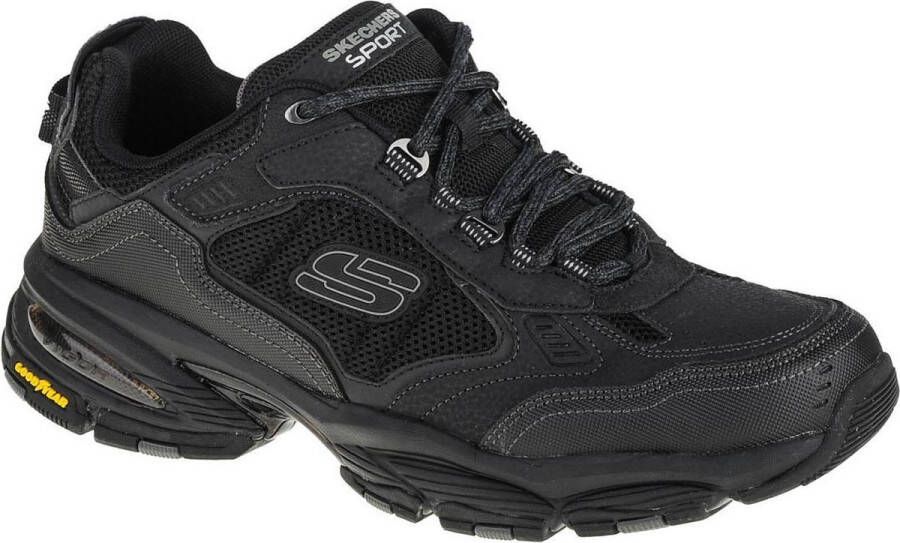 Skechers Oak Canyon-Redwick 51896-BBK Mannen Zwart Sneakers Schoenen