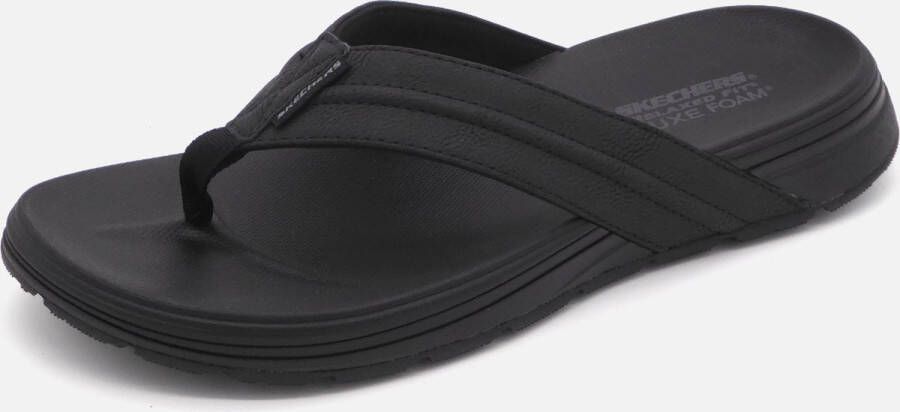 Skechers Teenslippers PATINO-MARLEE zomerschoen slippers poolslides zwemschip met zachte tussenstuk voor de tenen