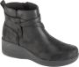 Skechers Pier-Lite Everlasting 167916-BBK Vrouwen Zwart Laarzen Chelsea laarzen - Thumbnail 3