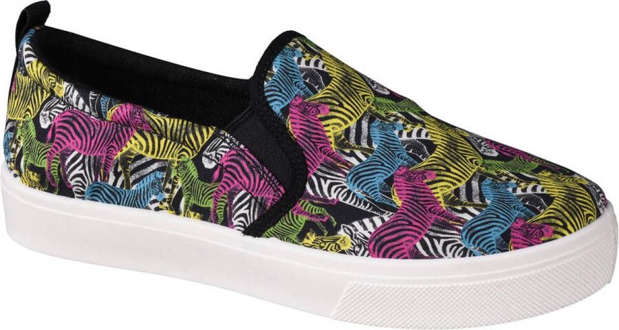 Skechers Poppy-Pop Art Animals 155077-BKMT Vrouwen Veelkleurig Sportschoenen Sneakers