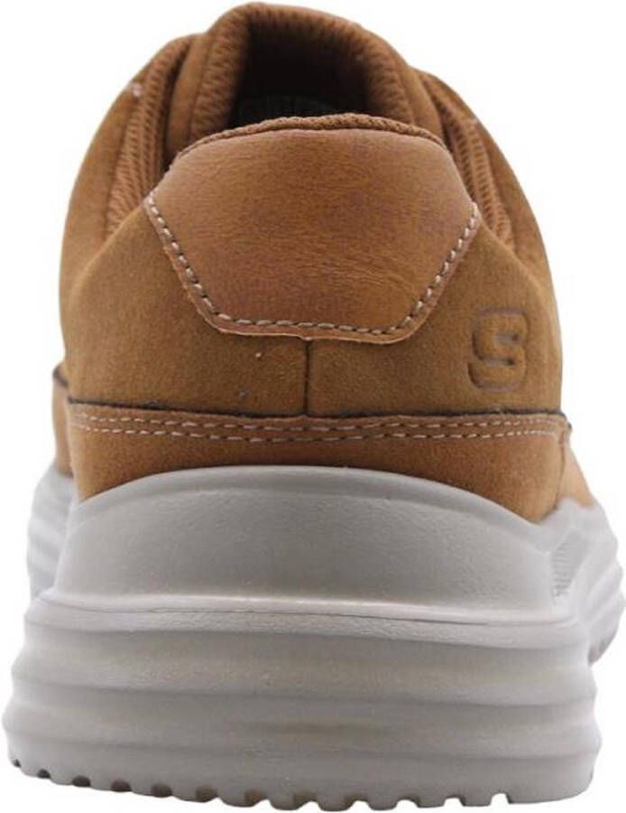 Skechers Poittiers Stijlvolle Herensneakers Bruin Heren