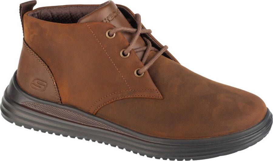 Skechers Proven Yermo 204670-CDB Mannen Bruin Laarsjes