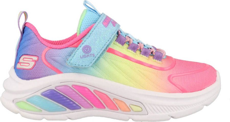 Skechers Rainbow Cruisers Meisjes Sneakers Turquoise Multicolour