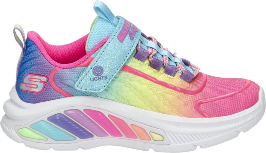 Skechers Rainbow Cruisers Meisjes Sneakers Turquoise;Multicolour