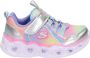 Skechers Heart Lights-Rainbow Lux 302308L-SMLT voor meisje Grijs Sneakers Sportschoenen - Thumbnail 3