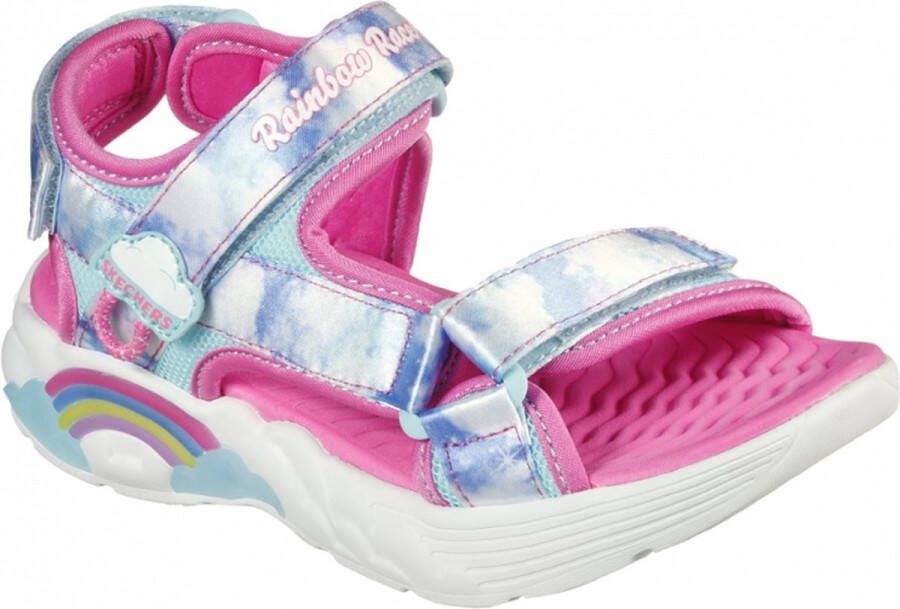 Skechers Rainbow Racer Sandal Summer Sky 302975L BLU voor meisje Blauw Sandalen