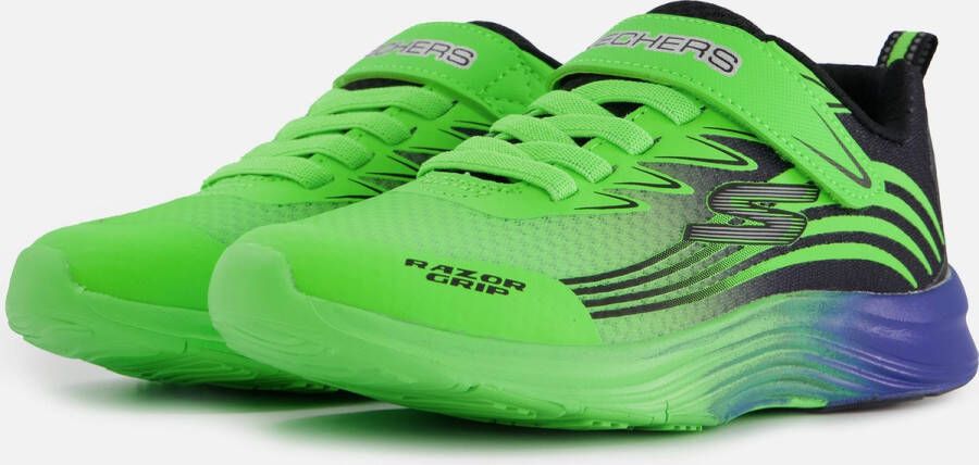 Skechers Razor Grip Sneakers groen Textiel